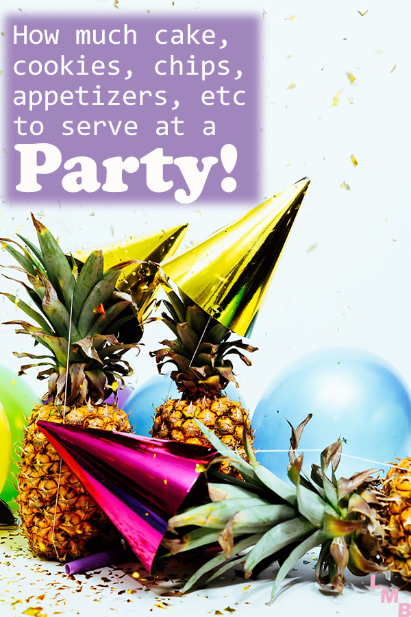 how much food you should serve at a party based on how many guests you have! super helpful! #party